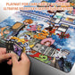 Board Game Digimon Playmat With Card Zones Mousepad Playmat of TCG CCG Stitched Edge