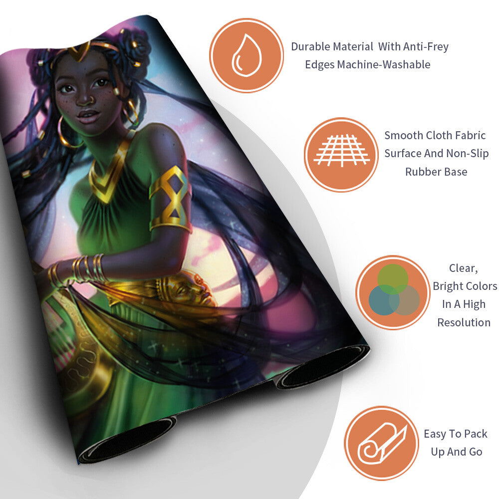 NARCI, FABLE SINGER - Magic The Gathering MTG Playmat TCG CCG MTG Playmat Stitched Edge