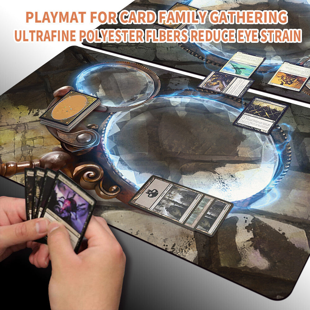 MAGNIFYING GLASS - Magic The Gathering MTG Playmat TCG CCG MTG Playmat Stitched Edge