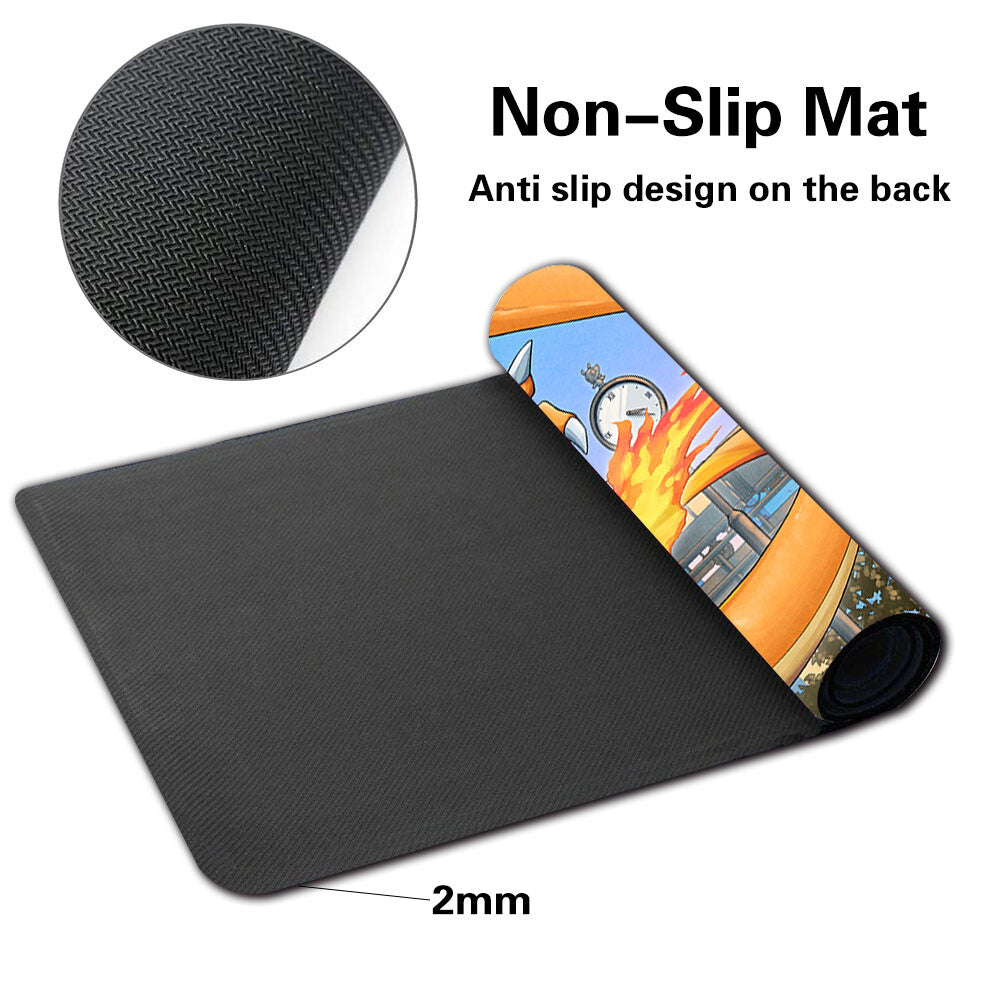 1289135 - Board Game Pokemon Charizard Playmat Stitched Edge Games Mousepad Play Mat of TCG