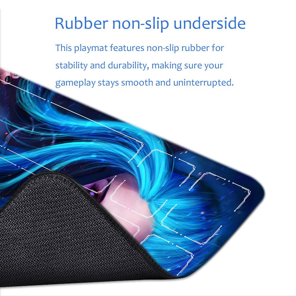 Jinx - League Of Legends Riftbound Playmat 24x14 in + Free Storage Bag