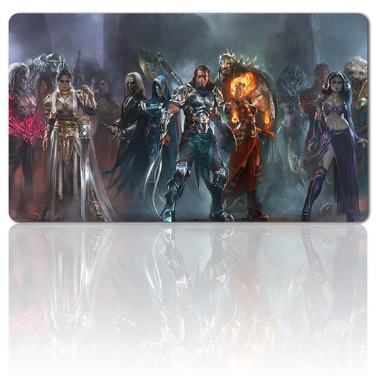 Planeswalkers - Board Game MTG Playmat Games Mousepad Table Mats Play Mat of TCG Stitched Edge