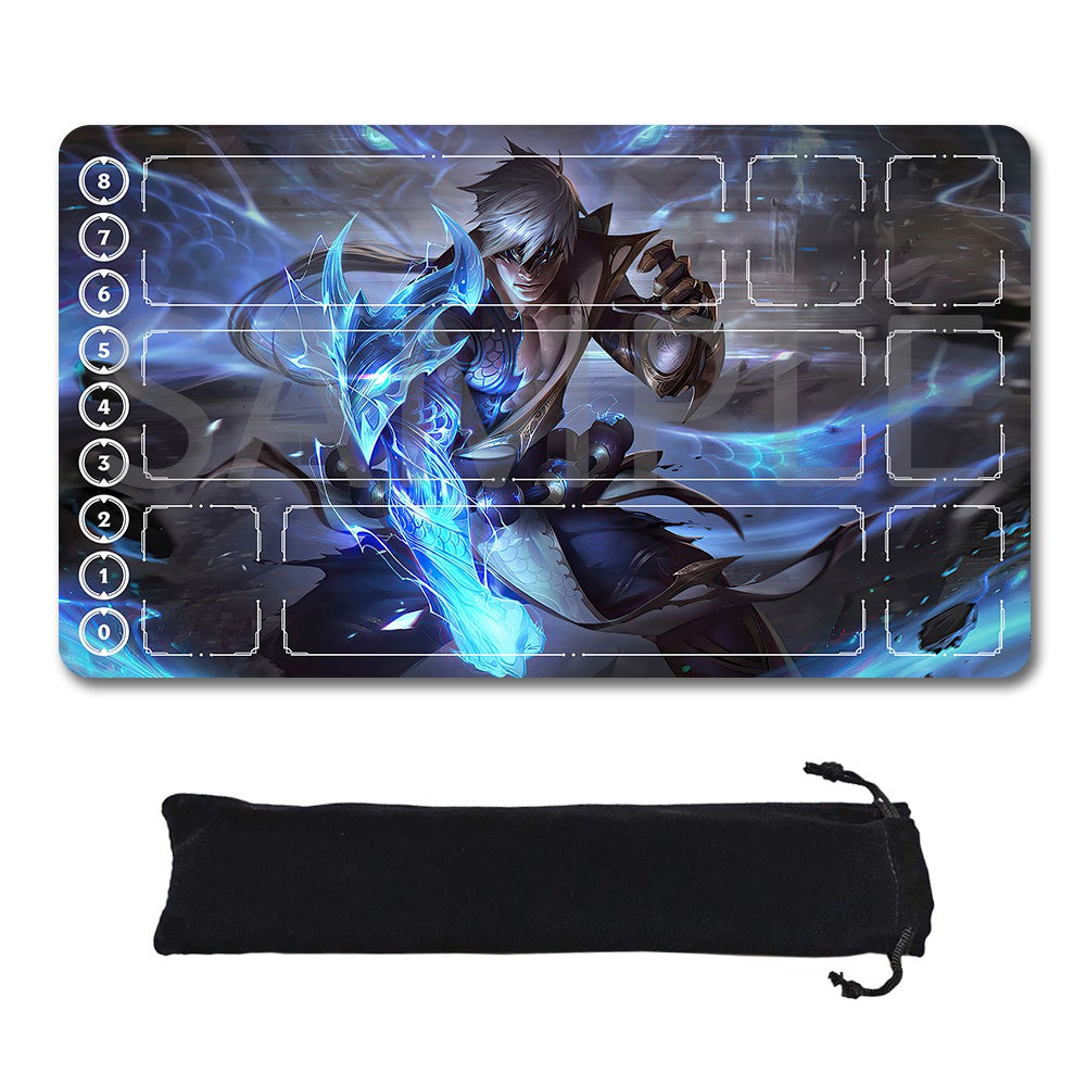 Lee Sin - League Of Legends Riftbound Playmat 24x14 in + Free Storage Bag