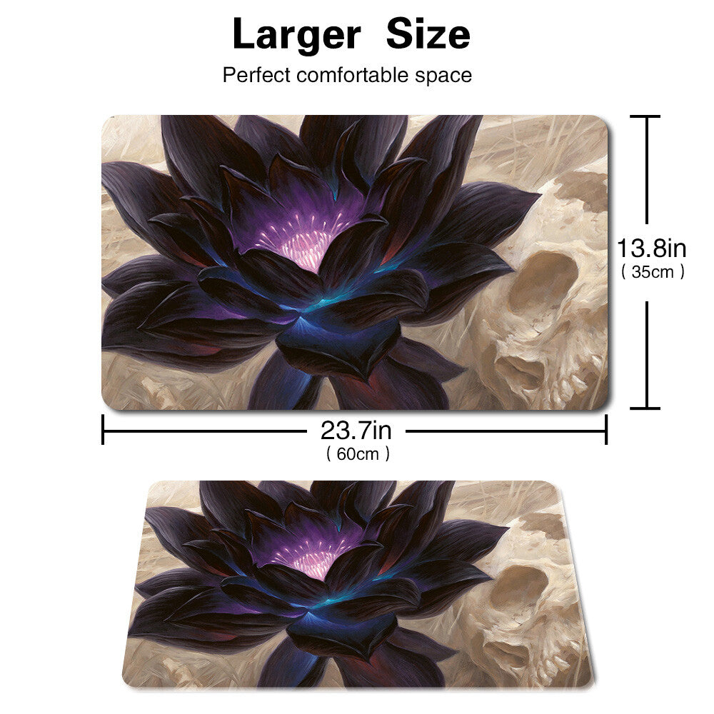 Black-Lotus - Board Game MTG Playmat Games Mousepad Play Mat of TCG Stitched Edge