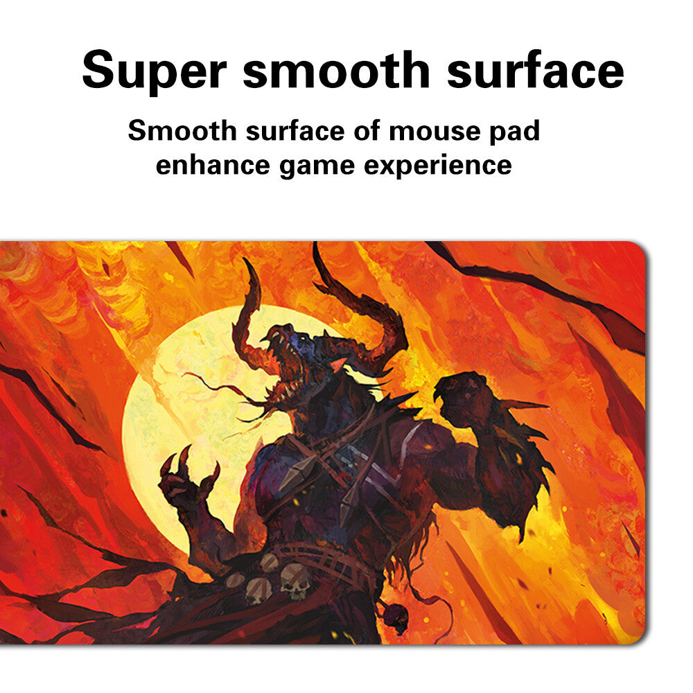 MORAUG, FURY OF AKOUM - Board Game MTG Playmat Games Mousepad Play Mat of TCG Stitched Edge
