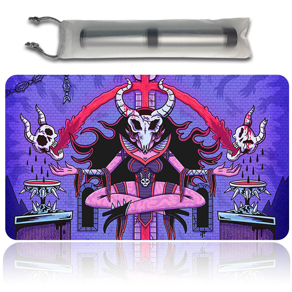 MagicCon Chicago Secret Lair-Magic The Gathering MTG Playmat TCG CCG MTG Playmat Stitched Edge