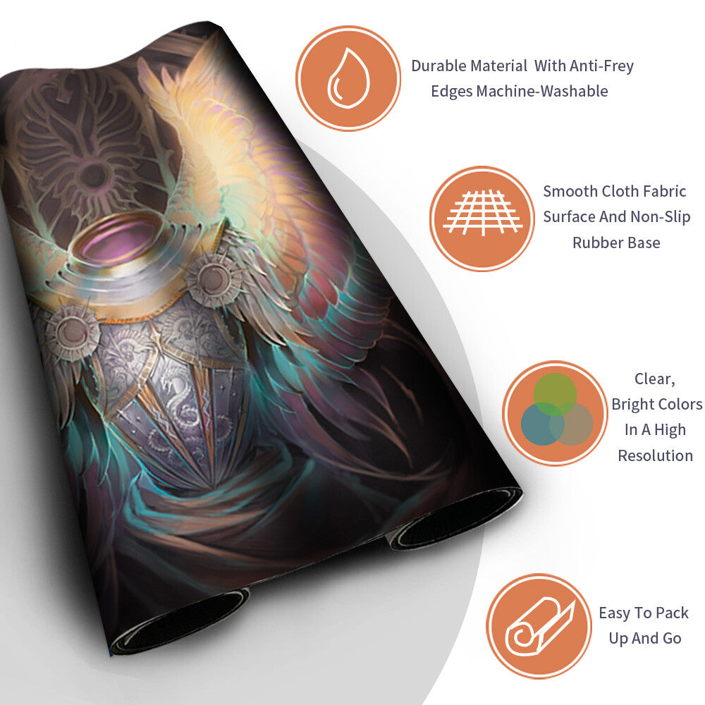 CELESTIAL ARMOR - Magic The Gathering MTG Playmat TCG CCG MTG Playmat Stitched Edge