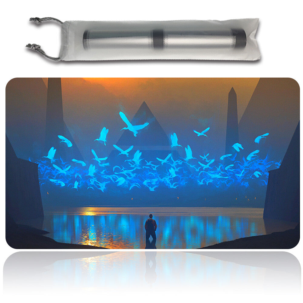 Daze - Magic The Gathering MTG Playmat TCG CCG MTG Playmat Stitched Edge