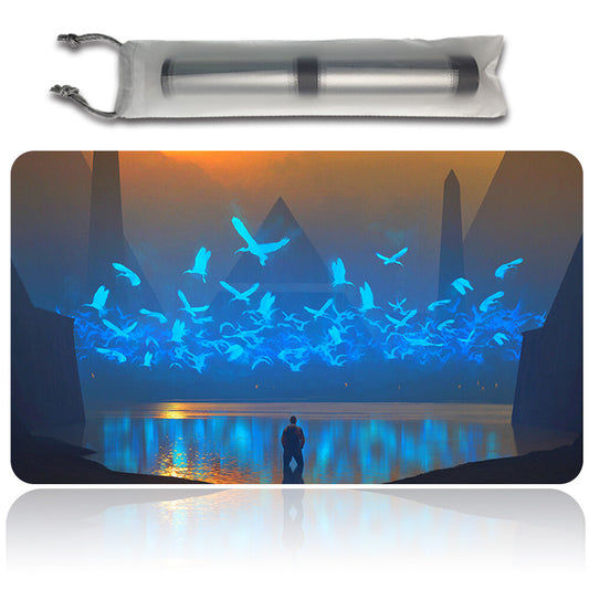 Daze - Magic The Gathering MTG Playmat TCG CCG MTG Playmat Stitched Edge