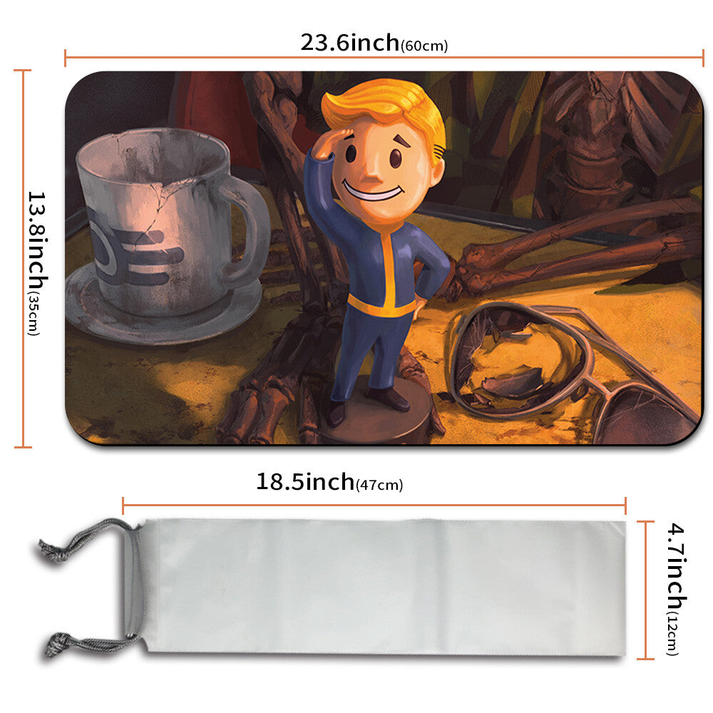 PERCEPTION BOBBLEHEAD - Magic The Gathering MTG Playmat TCG CCG MTG Playmat Stitched Edge