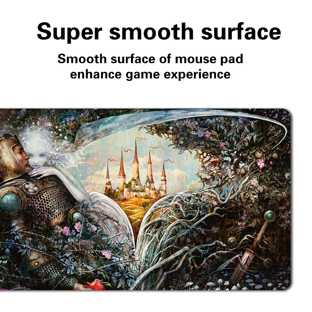 THRONE OF ELDRAINE TEASER -Board Game MTG Playmat Games Mousepad Play Mat of TCG Stitched Edge