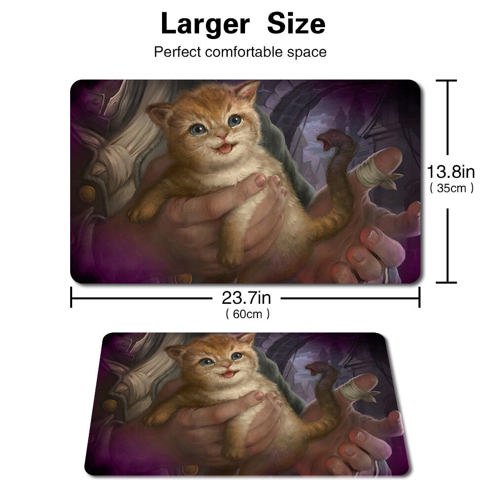 HARMLESS OFFERING - Board Game MTG Playmat Games Mousepad Play Mat of TCG Stitched Edge