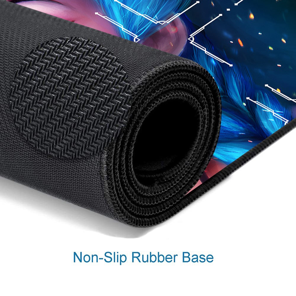 Jinx - League Of Legends Riftbound Playmat 24x14 in + Free Storage Bag