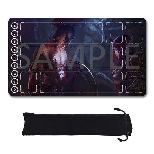Leona - League Of Legends Riftbound Playmat 24x14 in + Free Storage Bag