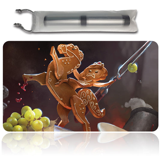 SYR GINGER, THE MEAL ENDER - Magic The Gathering MTG Playmat TCG CCG MTG Playmat Stitched Edge