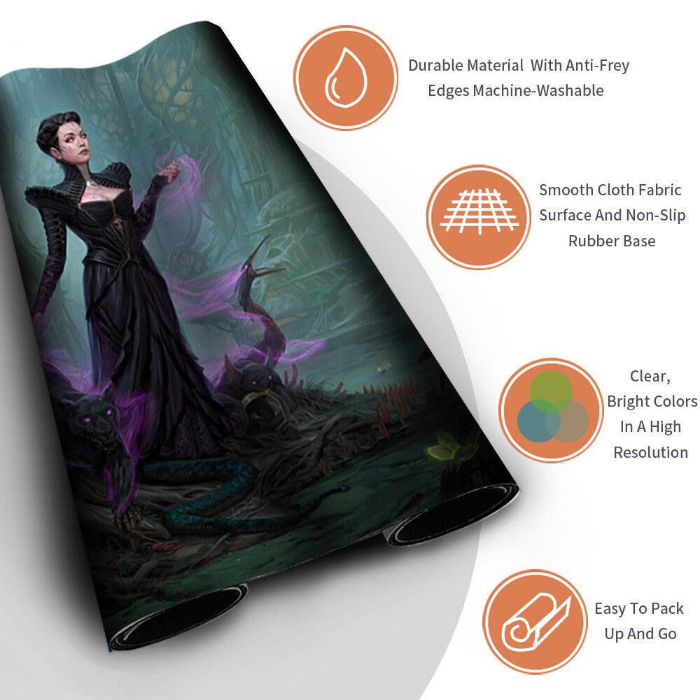 Professor Onyx. - Magic The Gathering MTG Playmat TCG CCG MTG Playmat Stitched Edge