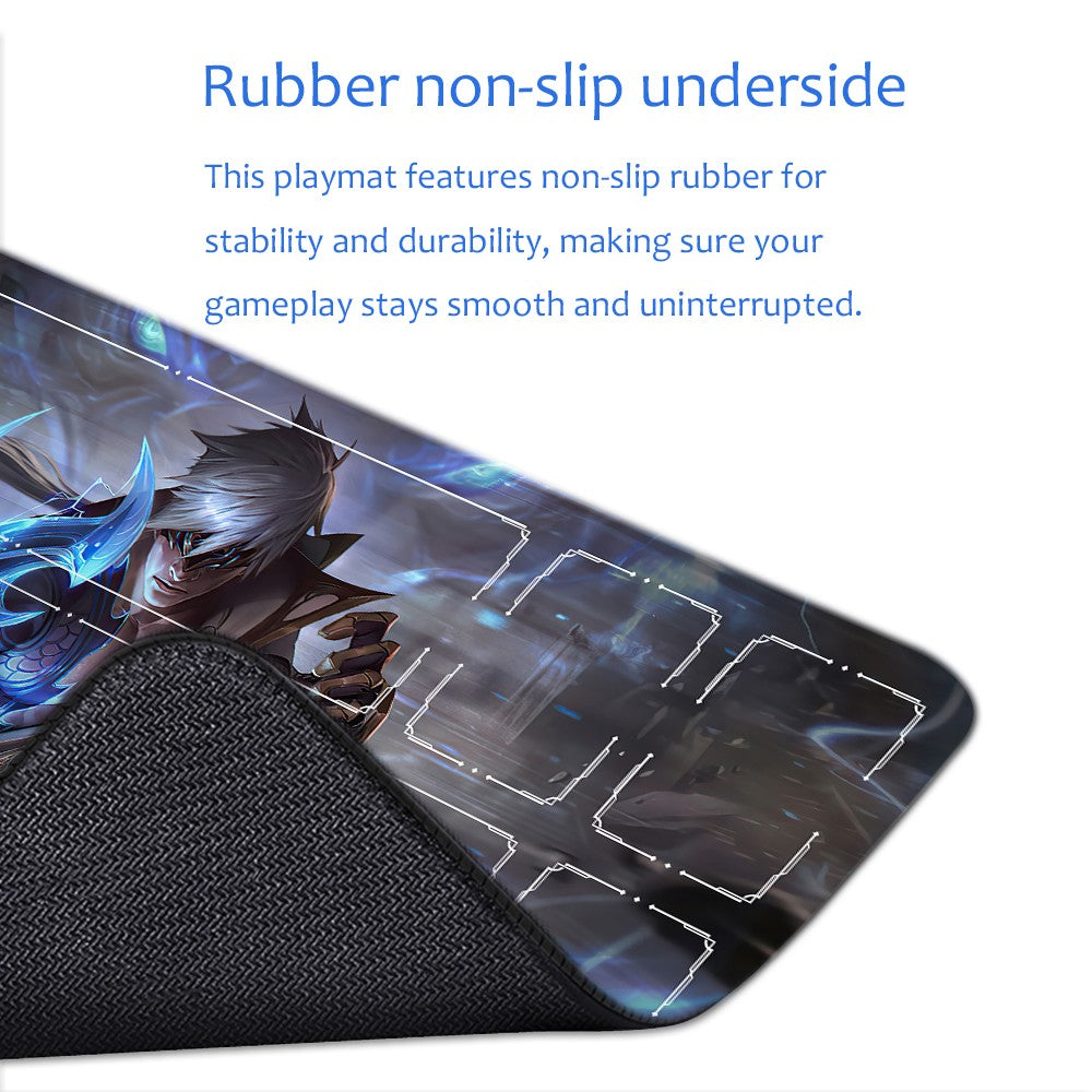 Lee Sin - League Of Legends Riftbound Playmat 24x14 in + Free Storage Bag