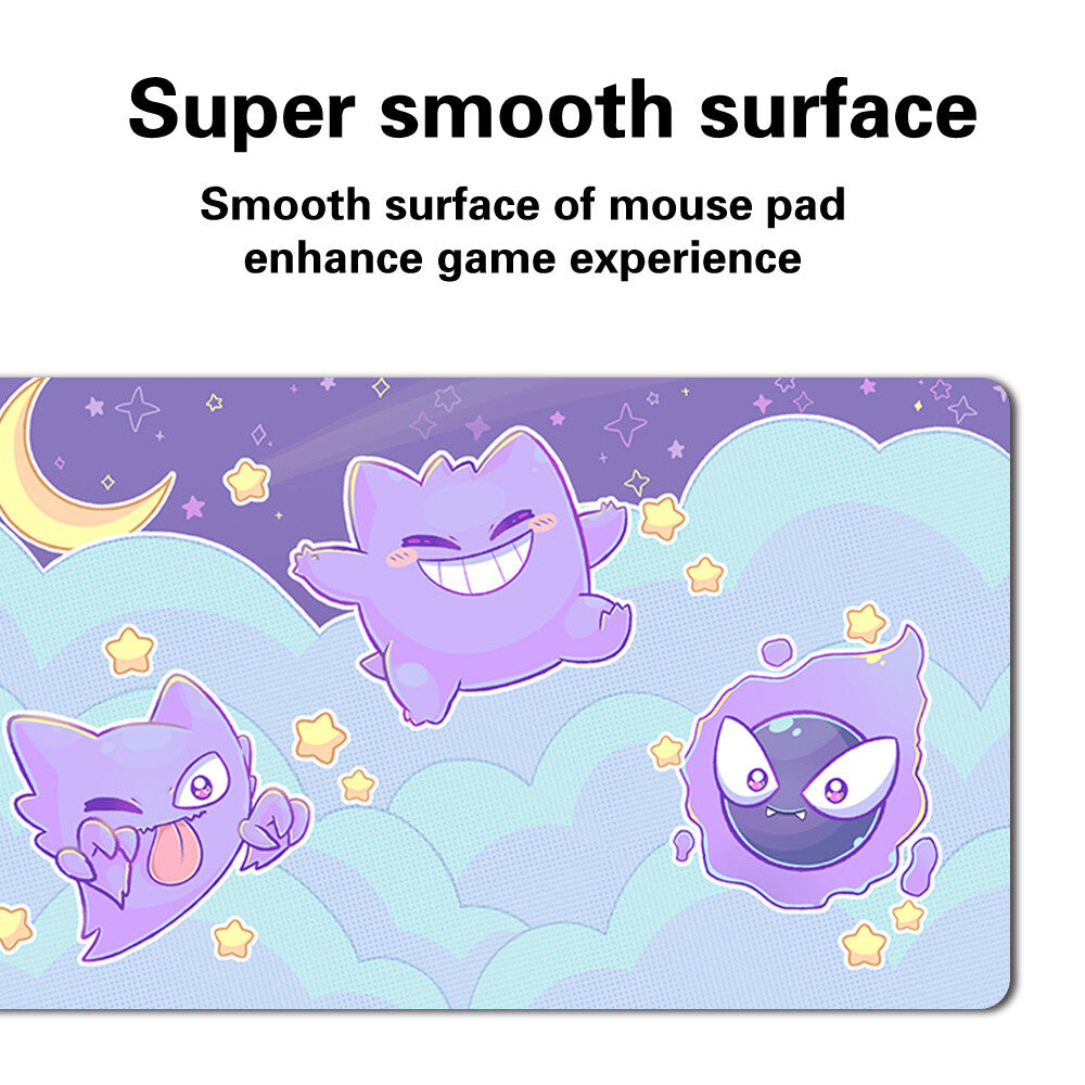 3423411 - Board Game Pokemon Gengar Playmat Stitched Edge Games Mousepad Play Mat of TCG