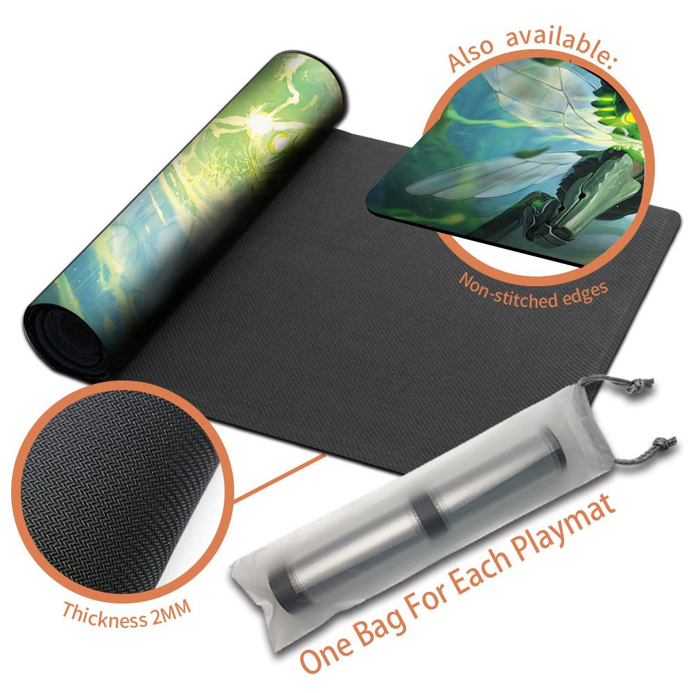 GENEMORPH IMAGO - Magic The Gathering MTG Playmat TCG CCG MTG Playmat Stitched Edge