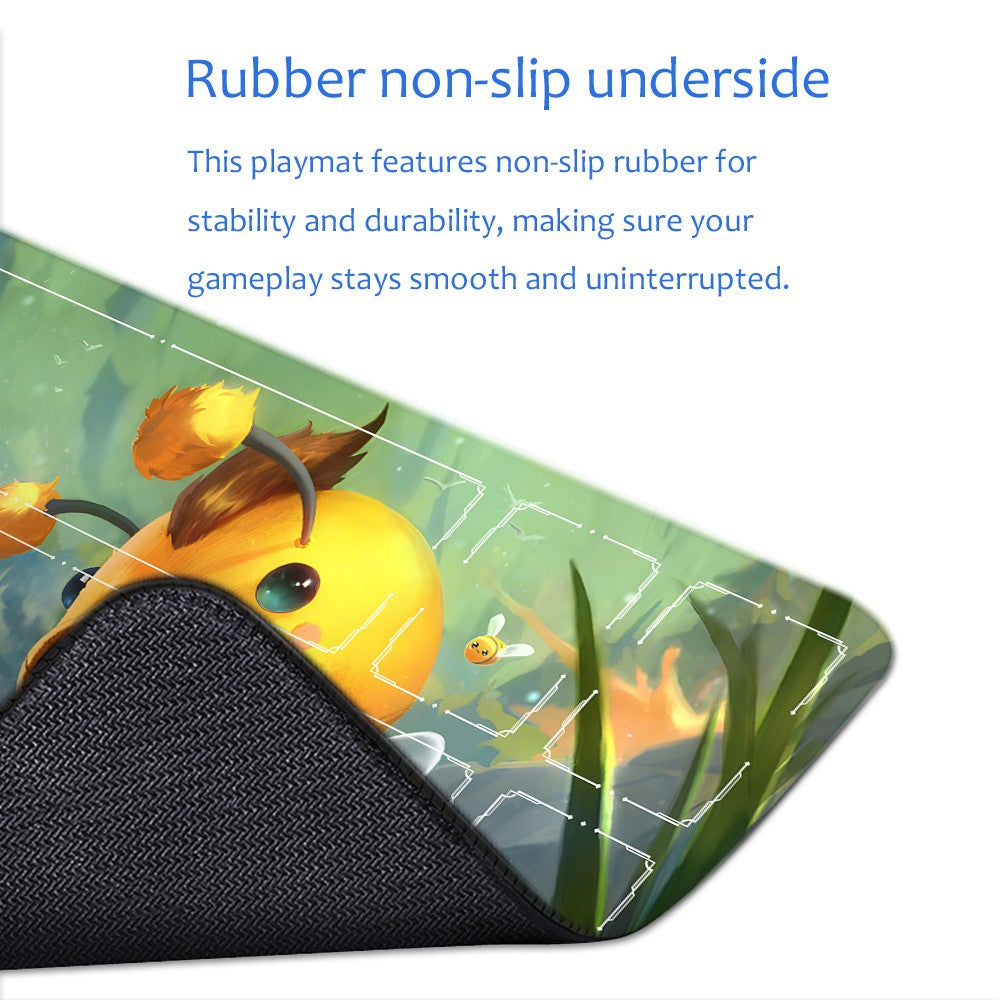 Teemo - League Of Legends Riftbound Playmat 24x14 in + Free Storage Bag