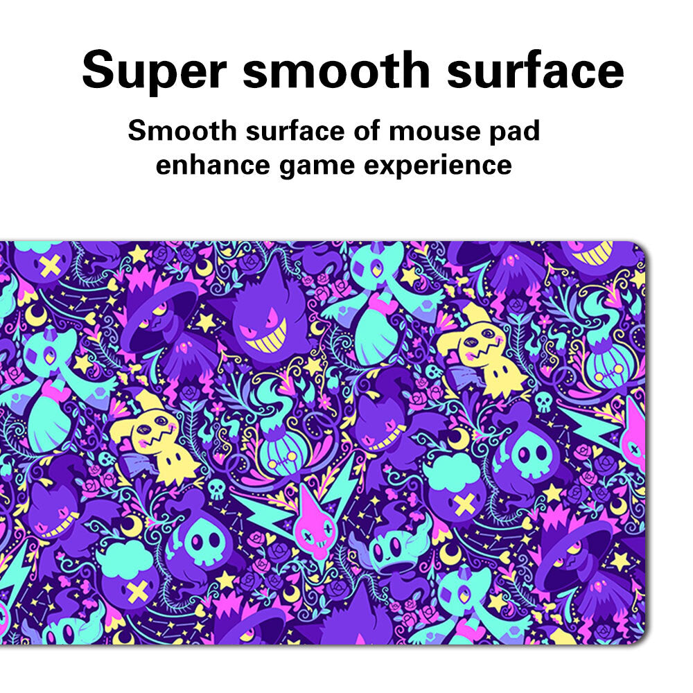 ghost - Board Game Pokemon Gengar Playmat Stitched Edge Games Mousepad Play Mat of TCG