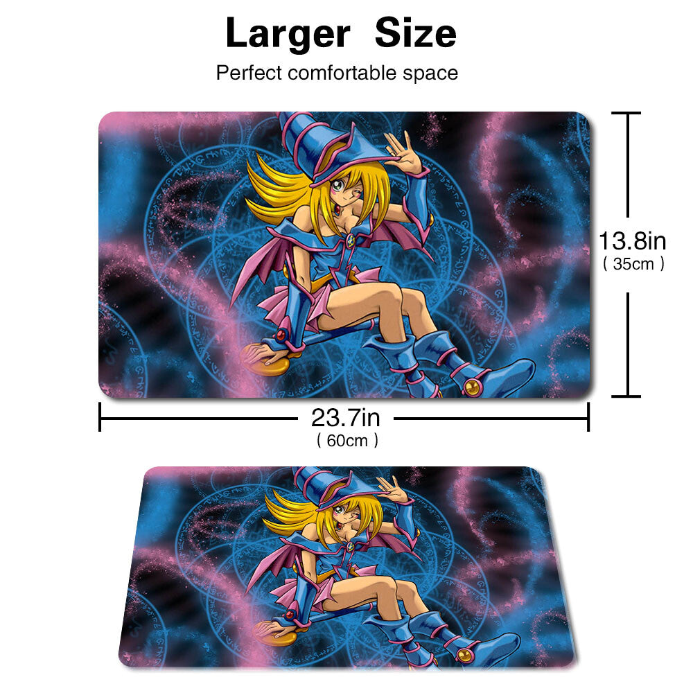 The Dark Magician Girl - Board Game Yu-Gi-Oh! Playmat Stitched Edge Games Play Mat of TCG