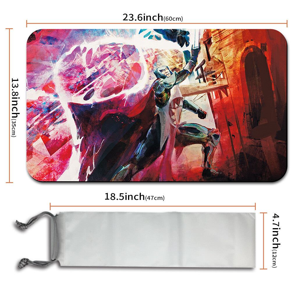 LIGHTNING HELIX - Magic The Gathering MTG Playmat TCG CCG MTG Playmat Stitched Edge