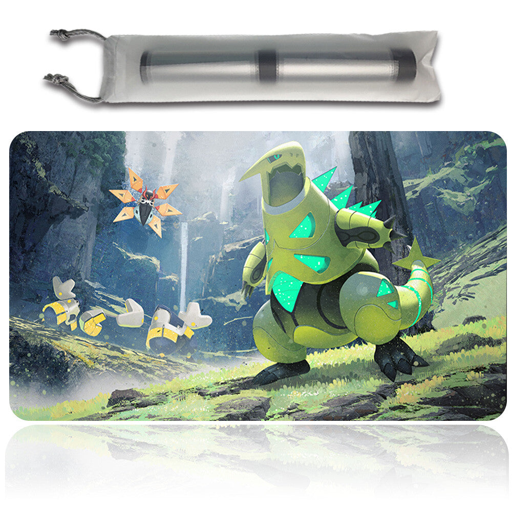 New Pokemon Tyranitar Playmat Stitched Edge with Free Bag | Pokemon TCG Playmat Stitched Edge | 329482