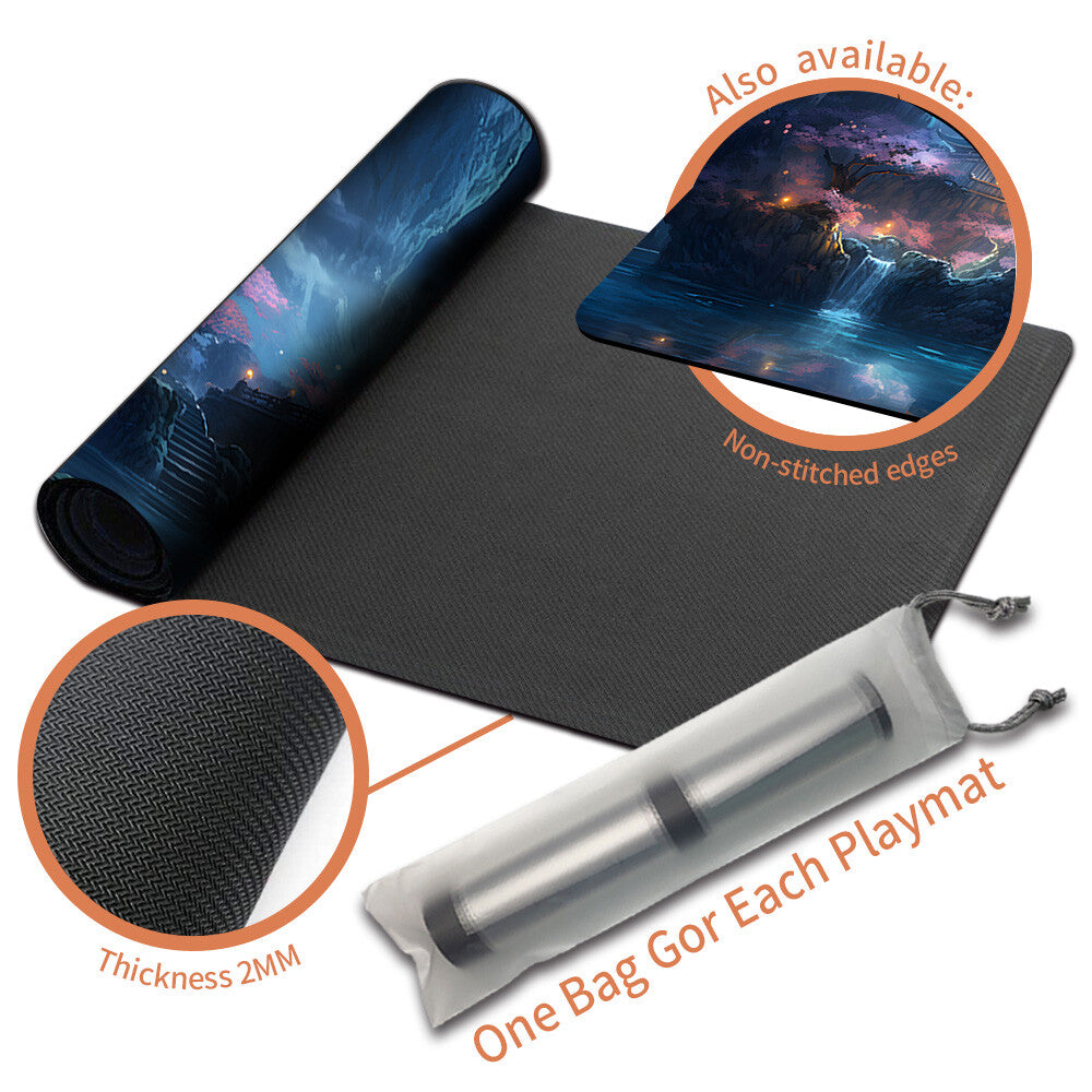 DKT (117) - Magic The Gathering MTG Playmat TCG CCG MTG Playmat Stitched Edge