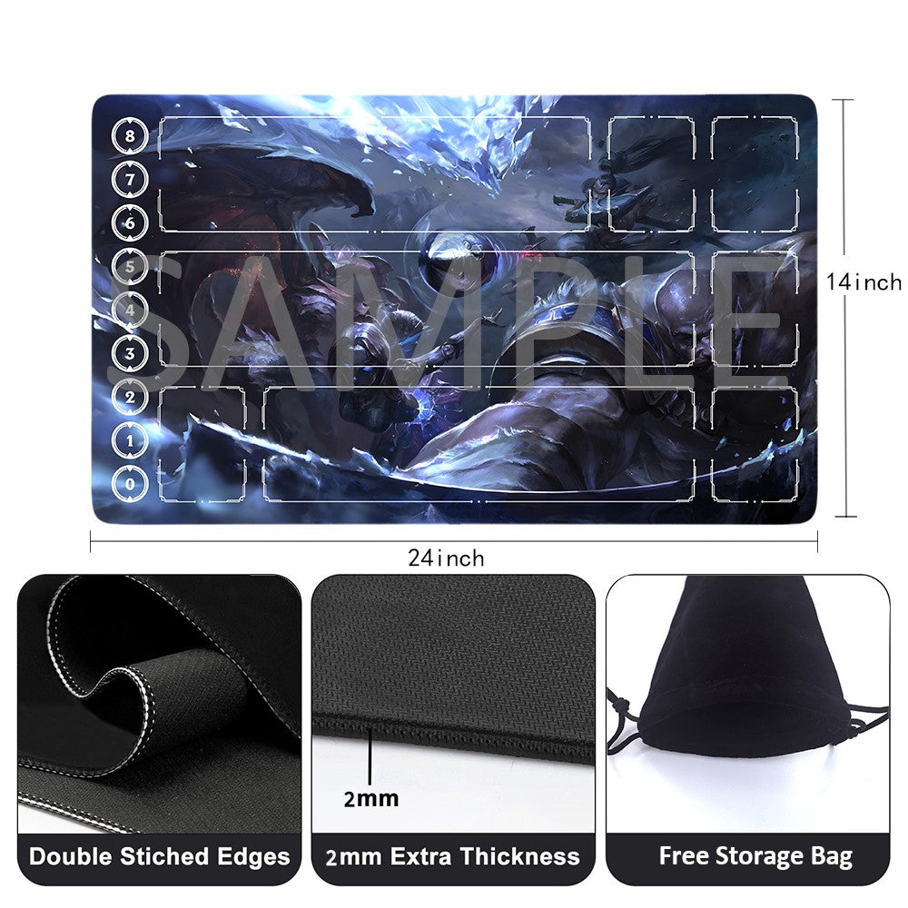 Fiora - League Of Legends Riftbound Playmat 24x14 in + Free Storage Bag