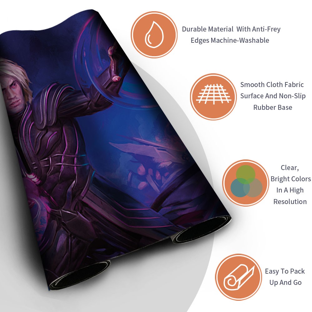 ALPHARAEL, STONECHOSEN - Magic The Gathering MTG Playmat TCG CCG MTG Playmat Stitched Edge
