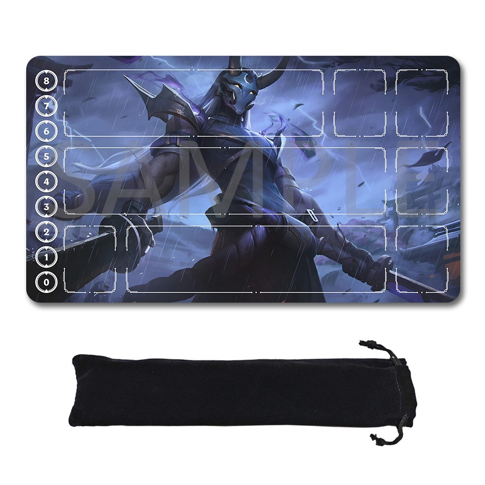 Yone - League Of Legends Riftbound Playmat 24x14 in + Free Storage Bag