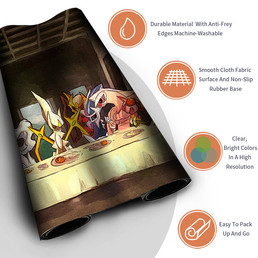 New Pokemon Playmat Stitched Edge with Free Bag | Pokemon TCG Playmat Stitched Edge | 838916