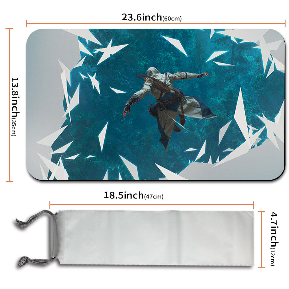 RESTART SEQUENCE - Magic The Gathering MTG Playmat TCG CCG MTG Playmat Stitched Edge