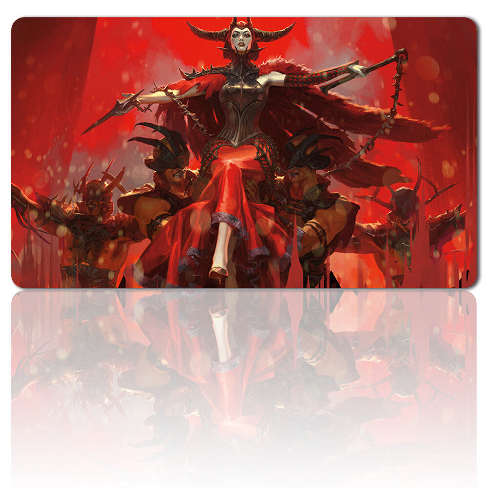 Judith, The Scourge Diva - Board Game MTG Playmat Games Mousepad Play Mat of TCG Stitched Edge