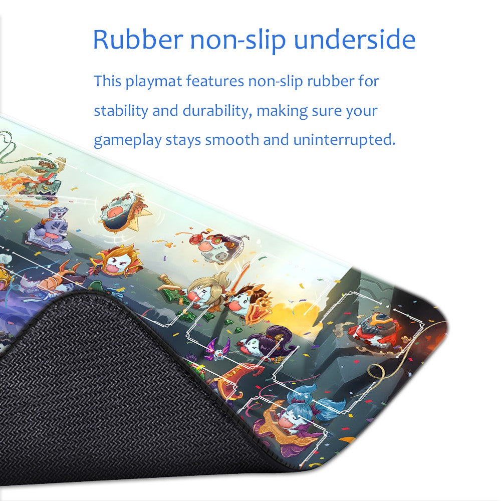 Poro - League Of Legends Riftbound Playmat 24x14 in + Free Storage Bag