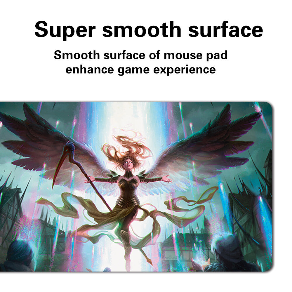 SIGARDA, FONT OF BLESSINGS - Board Game MTG Playmat Games Play Mat of TCG CCG Stitched Edge