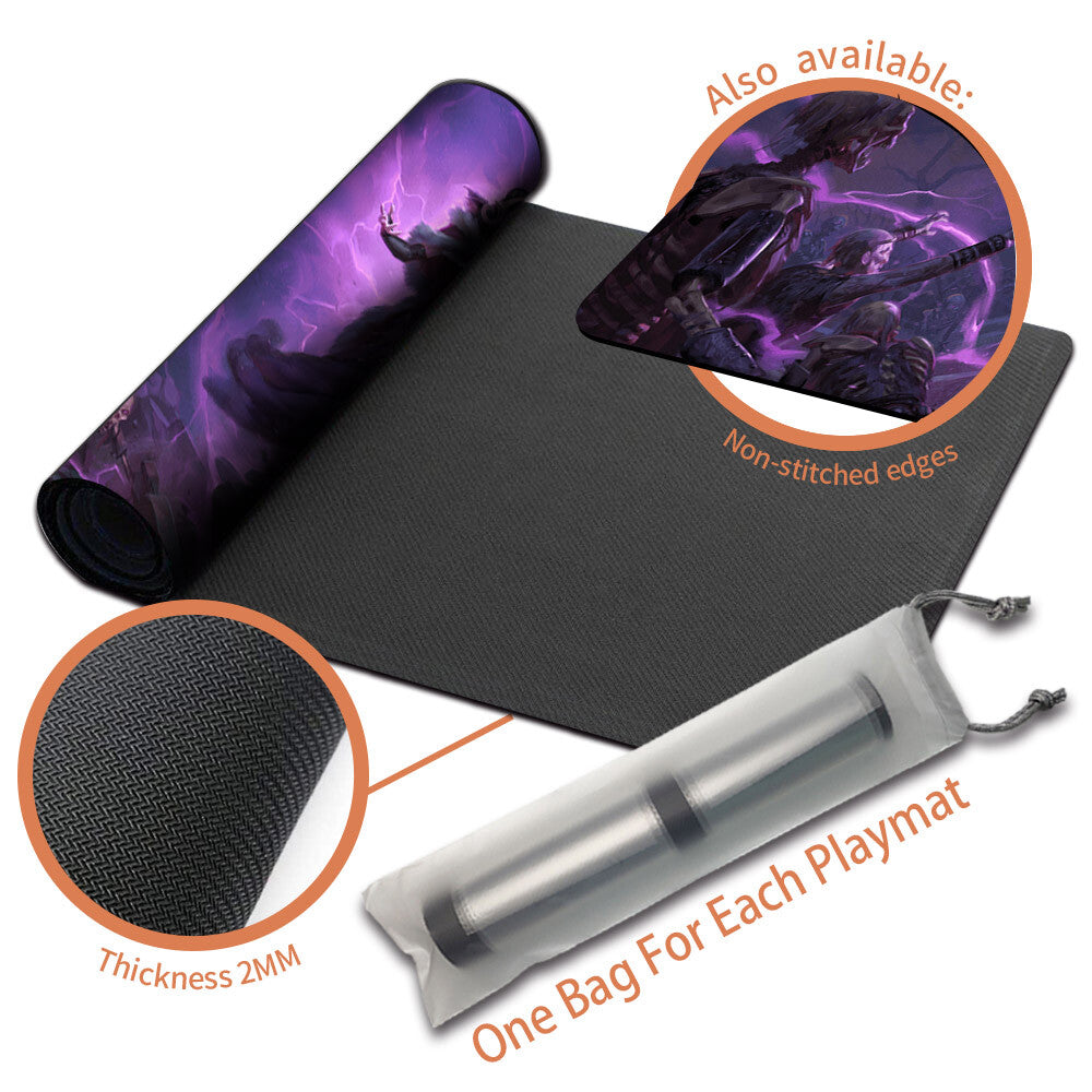 Liliana, the Last Hope - Magic The Gathering MTG Playmat TCG CCG MTG Playmat Stitched Edge