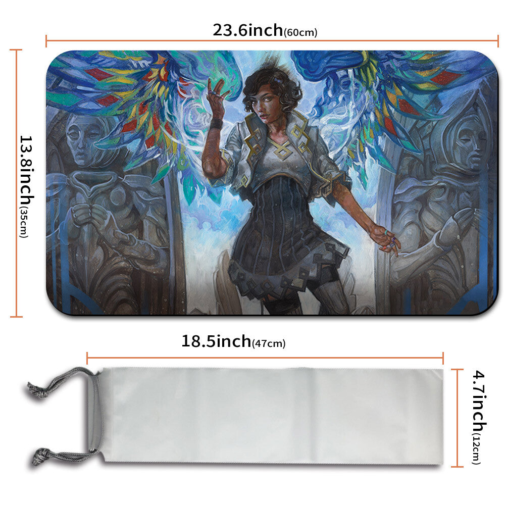 GIADA, FONT OF HOPE - Magic The Gathering MTG Playmat TCG CCG MTG Playmat Stitched Edge