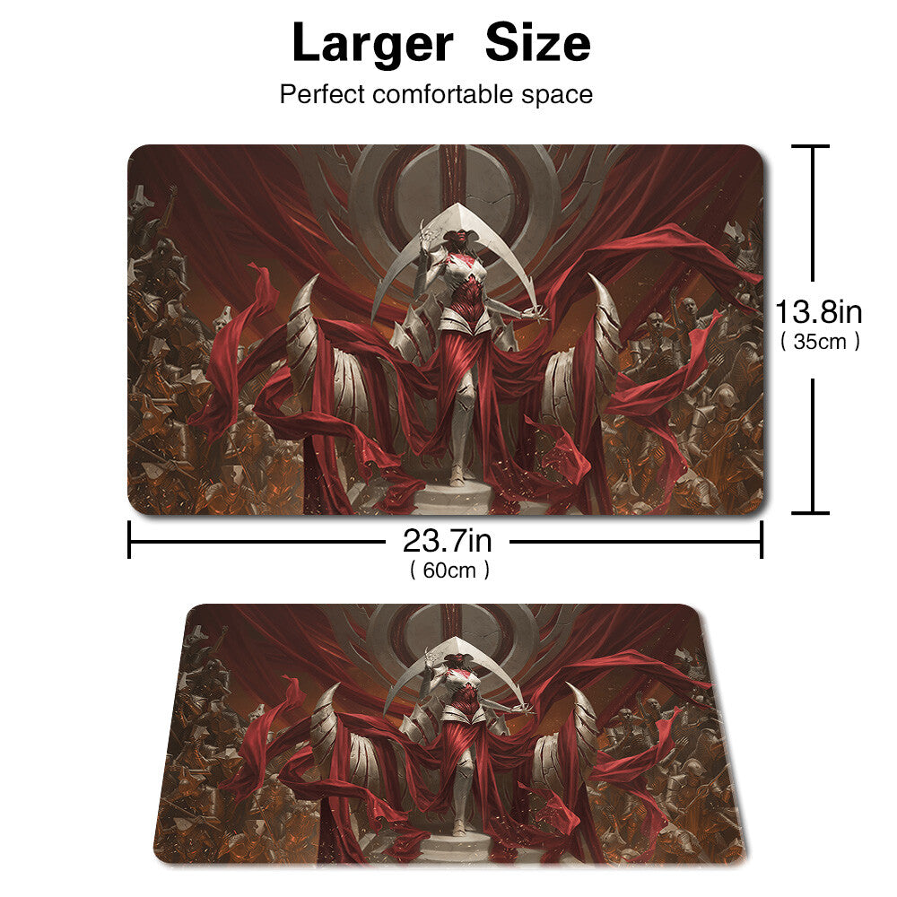 Phyrexia - Board Game MTG All Will Be One Elesh Norn Playmat Mousepad of TCG CCG Stitched Edge