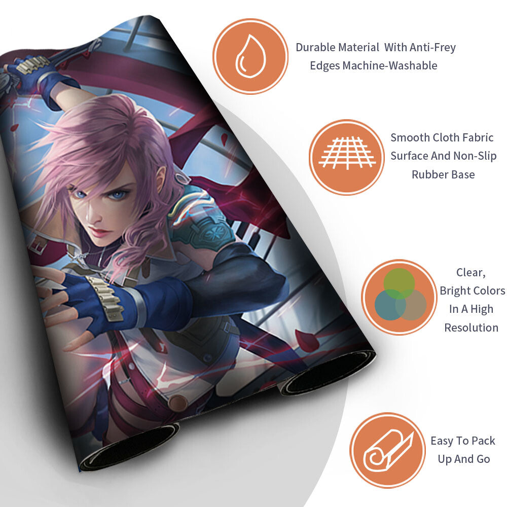 LIGHTNING, ARMY OF ONE - Magic The Gathering MTG Playmat TCG CCG MTG Playmat Stitched Edge
