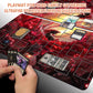 Yugioh Playmat Stitched Edge With Card Zones Yugioh Mouse pad Playmat Stitched Edge of Yugioh TCG