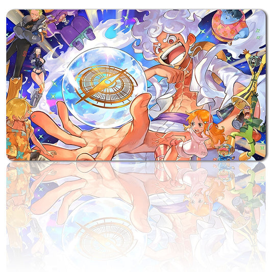 656819 - Board Game One Piece Playmat Stitched Edge Games Mousepad Play Mat of TCG