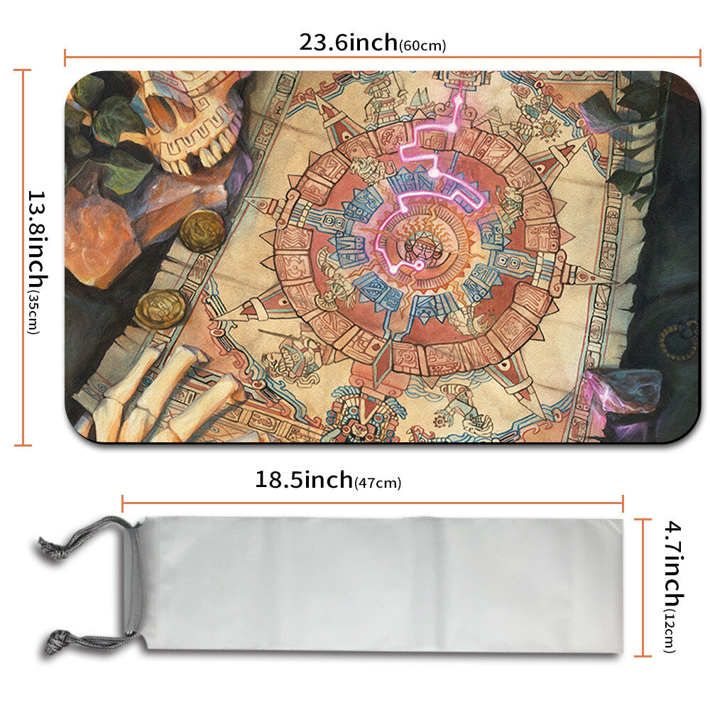 MAP TOKEN - Magic The Gathering MTG Playmat TCG CCG MTG Playmat Stitched Edge