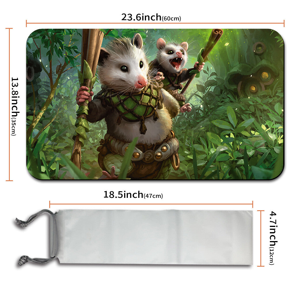 TENDER WILDGUIDE - Magic The Gathering MTG Playmat TCG CCG MTG Playmat Stitched Edge