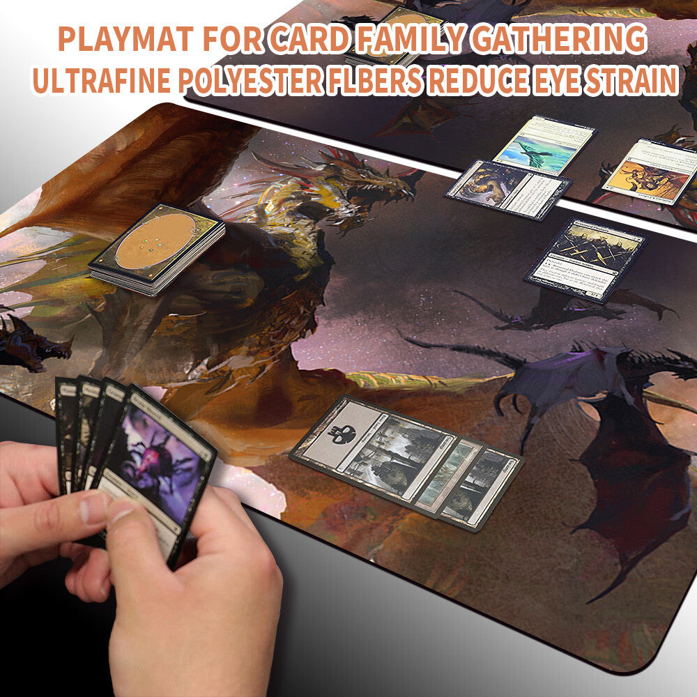 THE UR-DRAGON - Magic The Gathering MTG Playmat TCG CCG MTG Playmat Stitched Edge