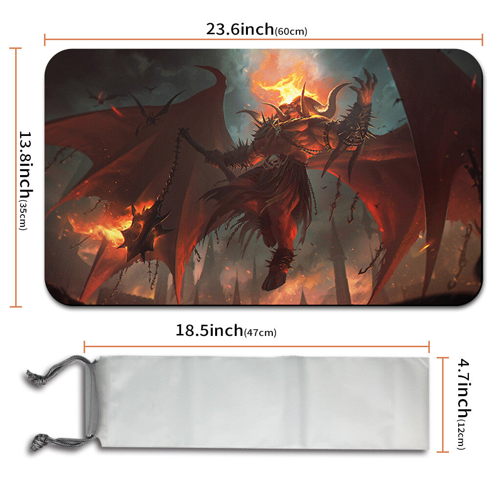 RAKDOS, PATRON OF CHAOS - Magic The Gathering MTG Playmat TCG CCG MTG Playmat Stitched Edge