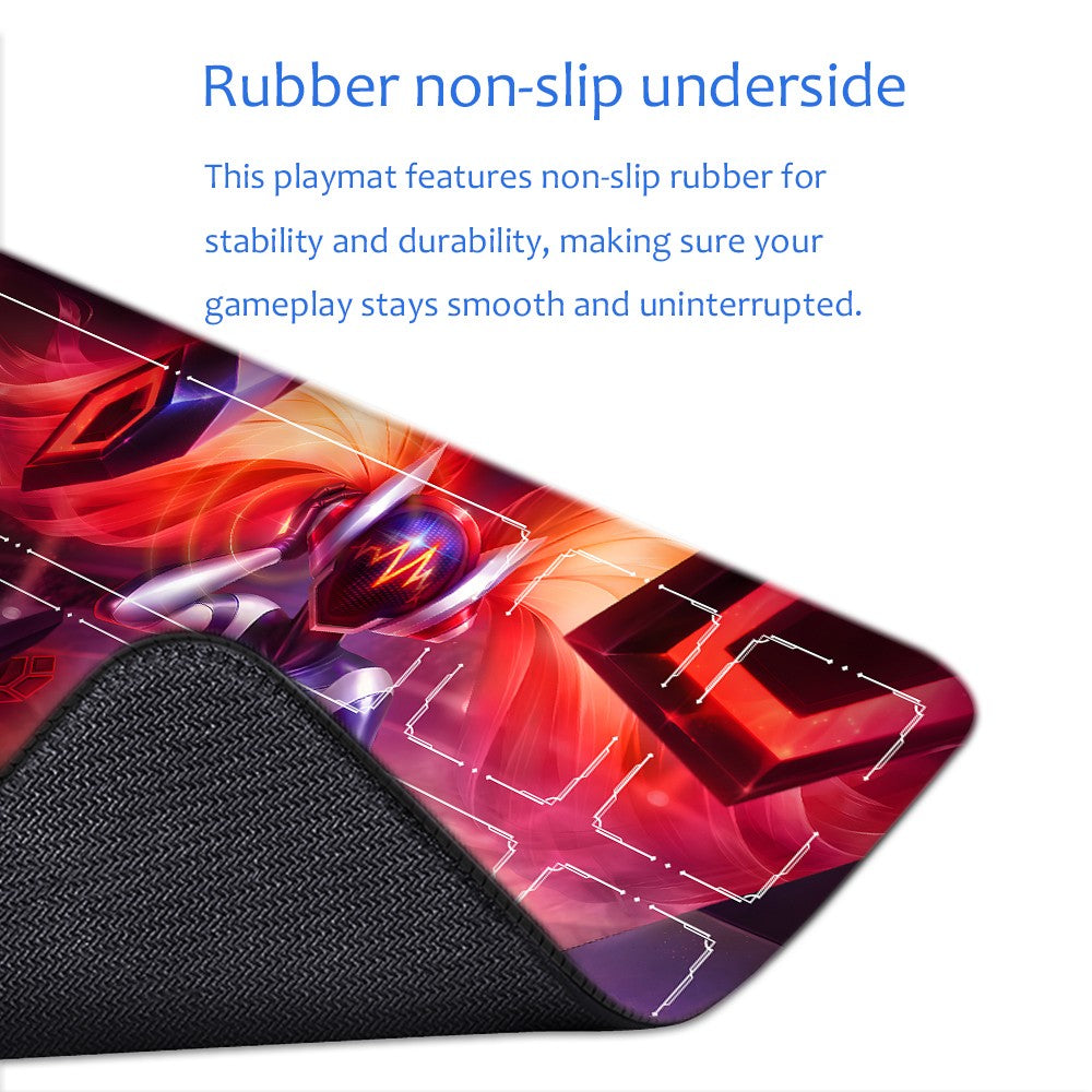 Sona - League Of Legends Riftbound Playmat 24x14 in + Free Storage Bag