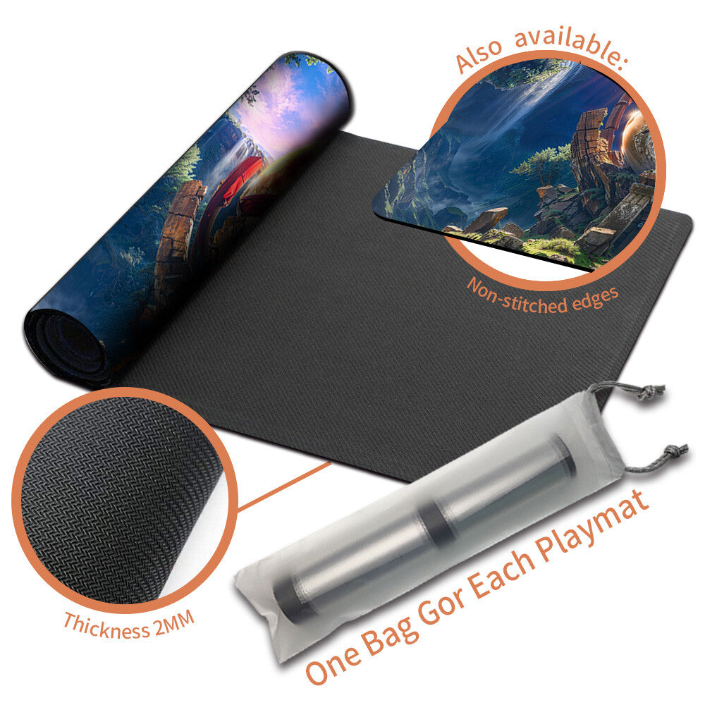 New Pokemon Playmat Stitched Edge with Free Bag | Pokemon TCG Playmat Stitched Edge | 1351987