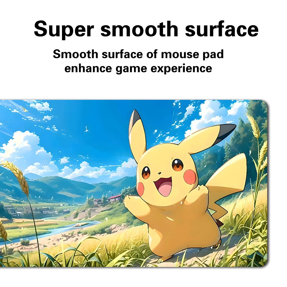 870981 - Board Game Pokemon Pikachu Playmat Stitched Edge Games Mousepad Play Mat of TCG